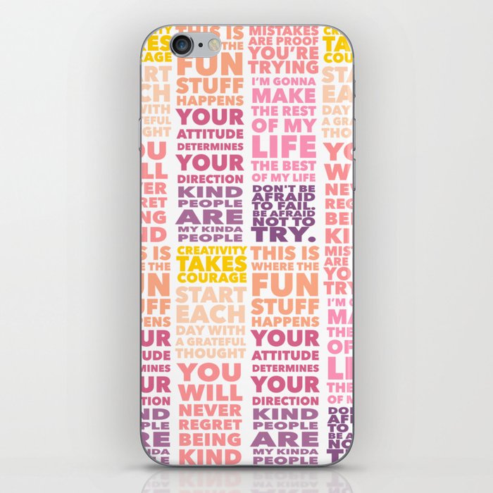 All the Positivity No. 2 iPhone Skin