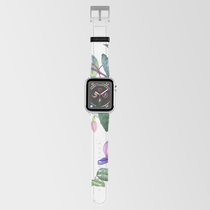 flowers plate artwork Apple Watch Band