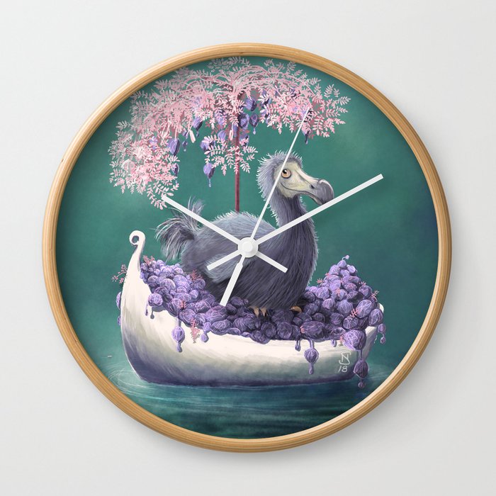 Once Upon a Dodo Wall Clock