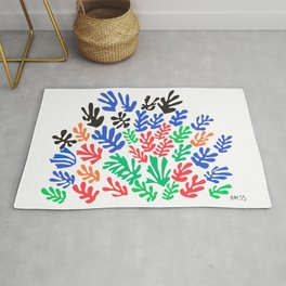 Henri Matisse, Cut Out Colored Papers 1953 Artwork for Wall Art, Prints, Posters, Tshirts, Men, Women, Kids Rug