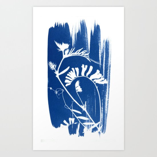 Herbal Sunprint #3 Art Print