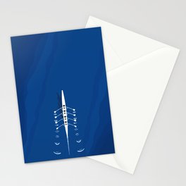 Aerial Rowing Boat | Teamwork Stationery Card