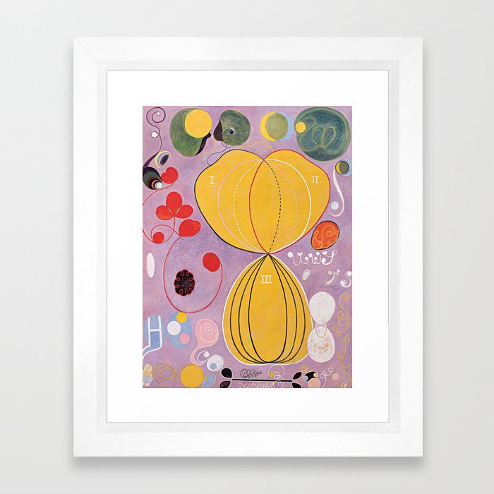 Hilma Af Klint Framed Art Print by vintageartstore | Society6