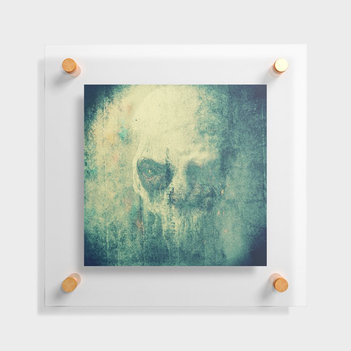 Scary ghost face #6 | AI fantasy art Floating Acrylic Print