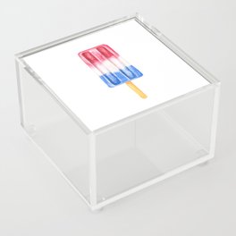 Red, White, and Blue Popsicle Acrylic Box