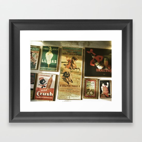 Andaluz Café Framed Art Print
