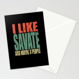 Savate Saying funny Stationery Card