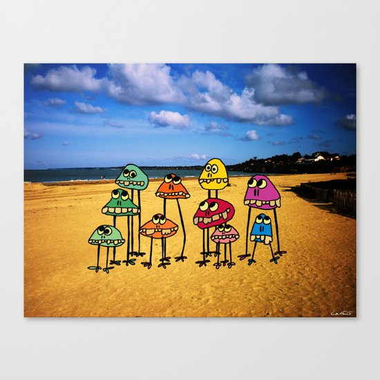 - family sea - Canvas Print