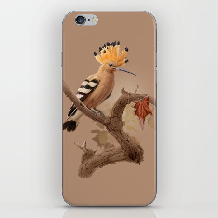 Hoopoe bird iPhone Skin