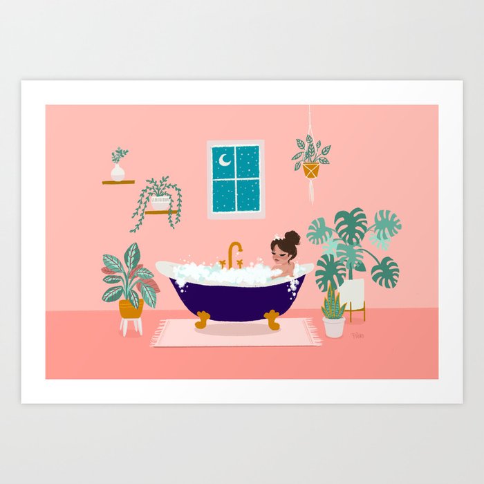Not Going Out Tonight and That's OK Art Print