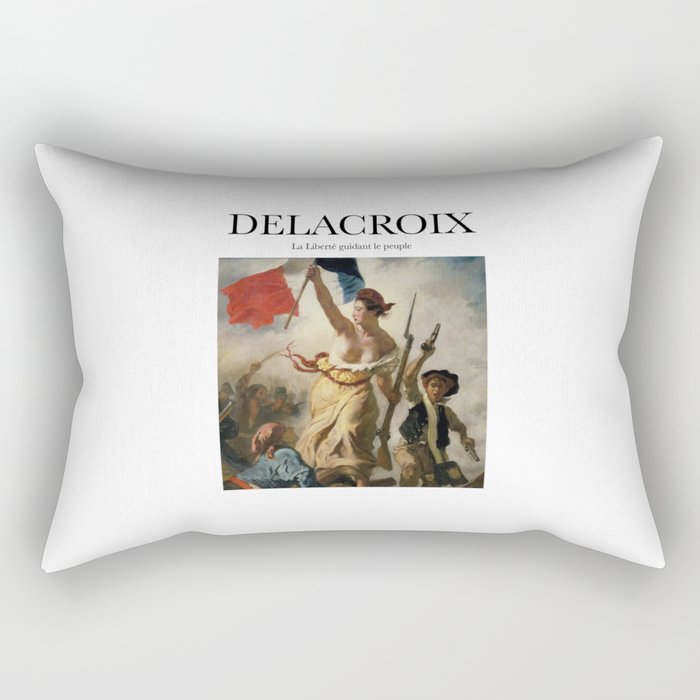 Delacroix - La Liberté guidant le peuple Rectangular Pillow