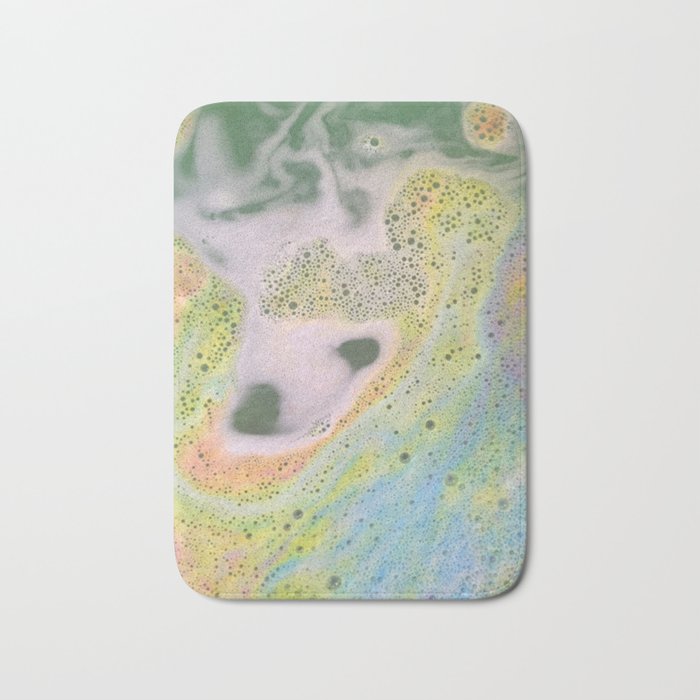 Rainbow Bubbles Bath Mat By Jshuphotography Society6