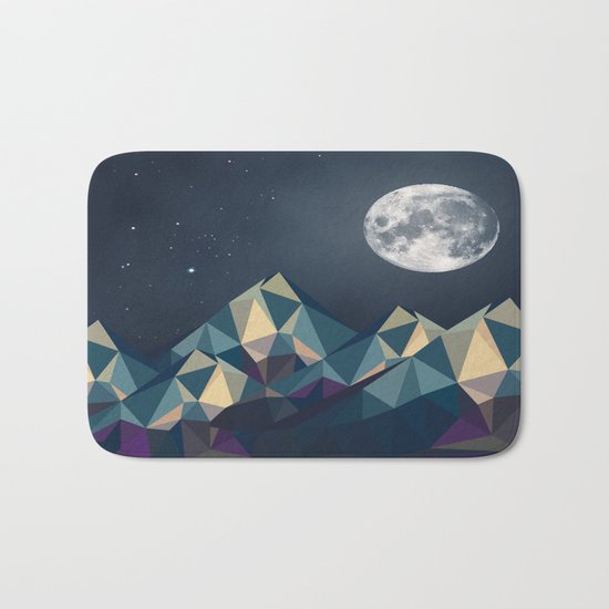 Night Mountains No. 1 Bath Mat