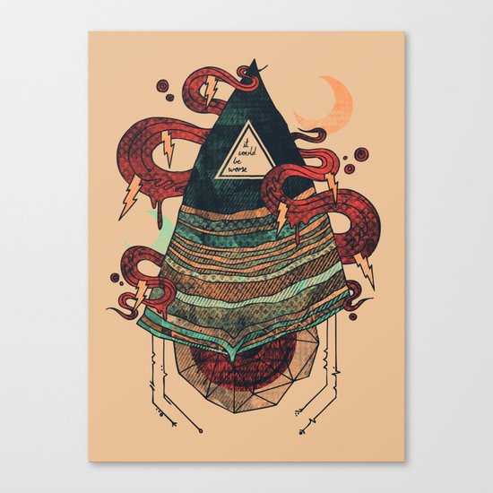 Positive Thinking Canvas Print