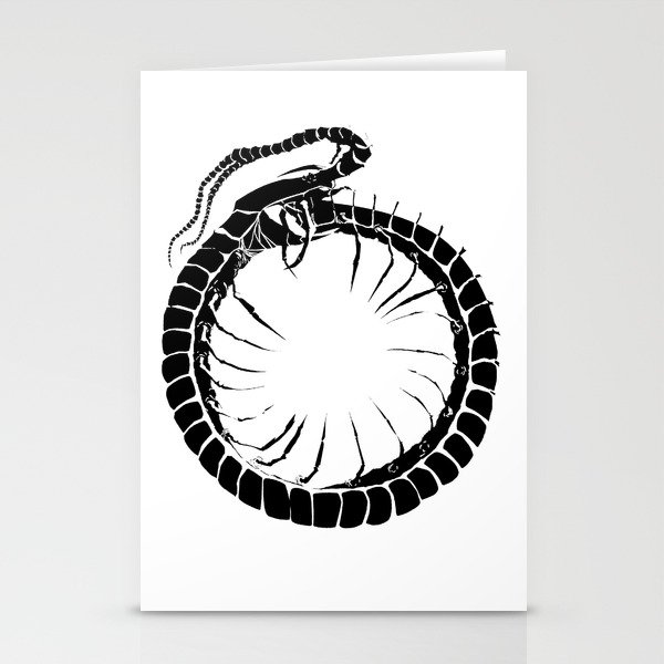 Ouroboros Centipede Stationery Cards