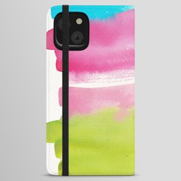 36 Abstract Painting Watercolor 220324 Valourine Original  iPhone Wallet Case