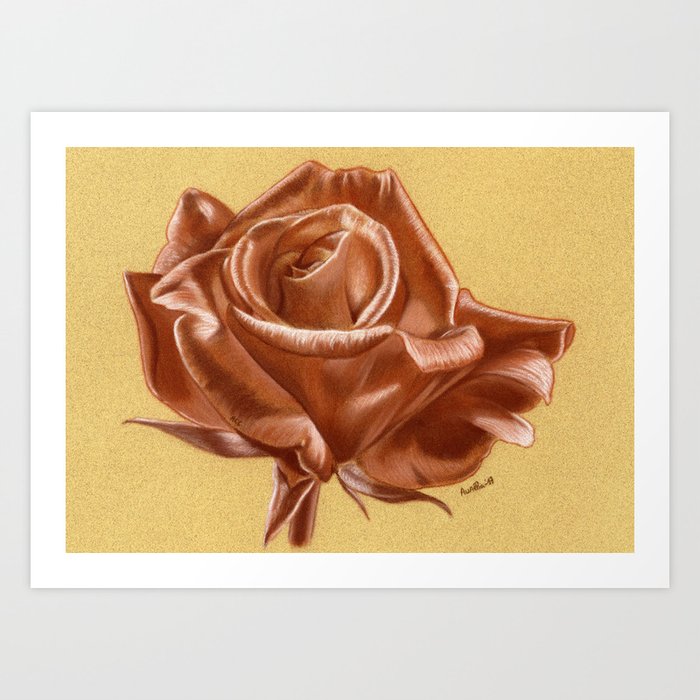 Sanguine Rose Art Print