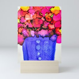 Flowers in a Pot Mini Art Print