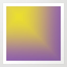 FeFLoral Art Print | Pastels, Graphicdesign, Pattern, Purple, Yellow, Digital 
