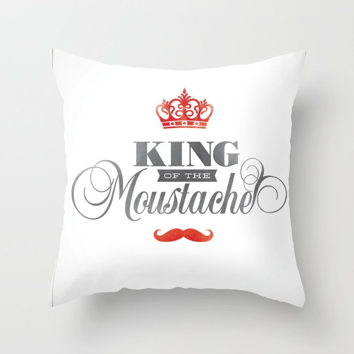 The King  Throw Pillow