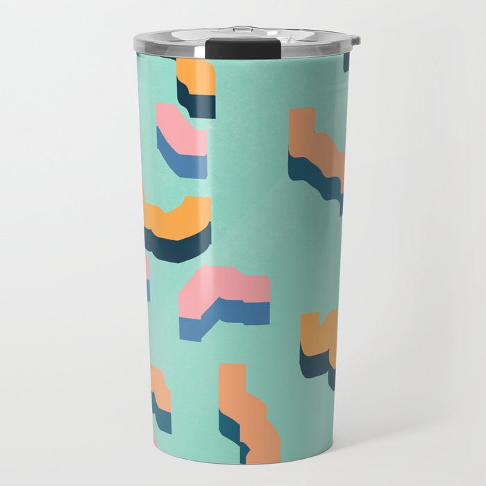 Color confetti pattern 11 Travel Mug
