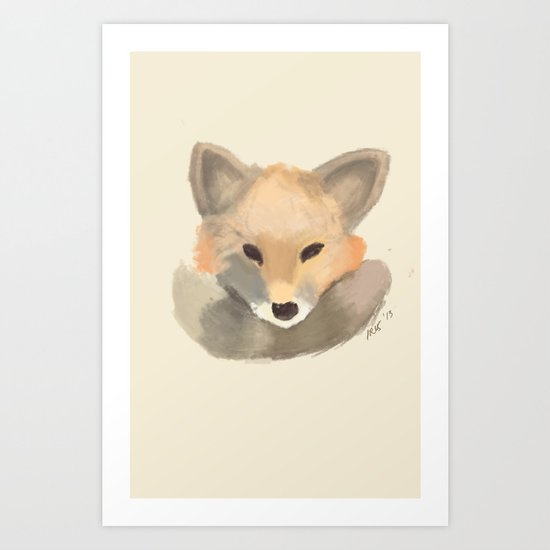 Scarftail Art Print