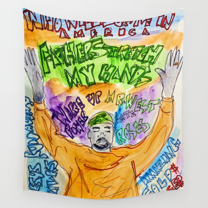 west music rapper fatherstretch hands rap art drawing painting