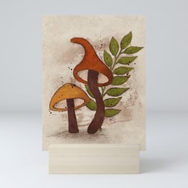 Mushrooms Mini Art Print