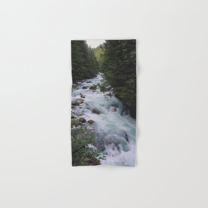 Nooksack River - Pacific Northwest Hand & Bath Towel