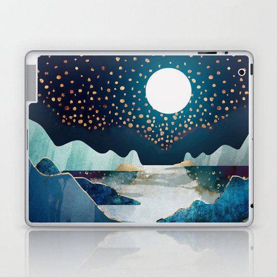 Moon Glow Laptop & iPad Skin