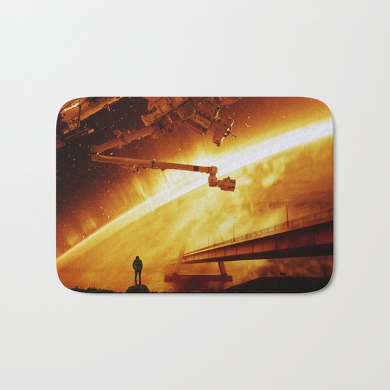 Red Sun Chronicle Bath Mat
