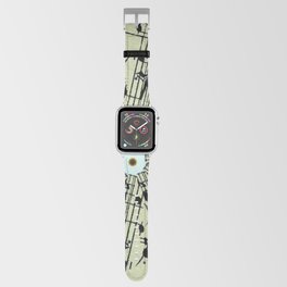 Sheet Music Background Apple Watch Band