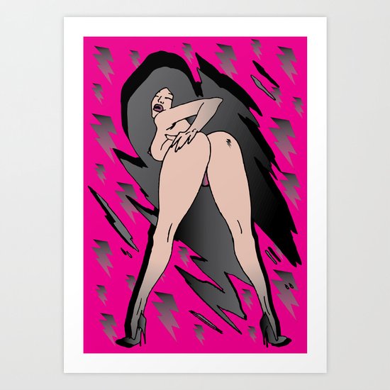 thuderbolt lady Art Print