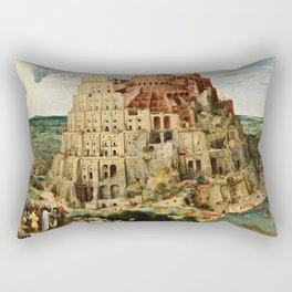 Pieter Bruegel The Elder -The Tower of Babel Rectangular Pillow