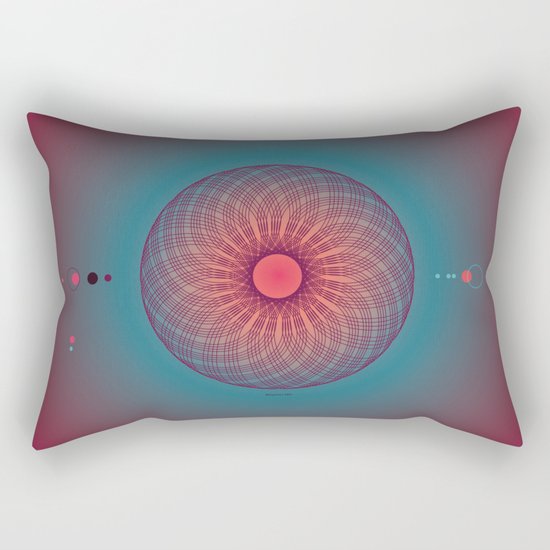 mystical circle 1 Rectangular Pillow