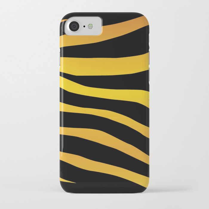 Gold Fashion Zebra Stripe iPhone Case