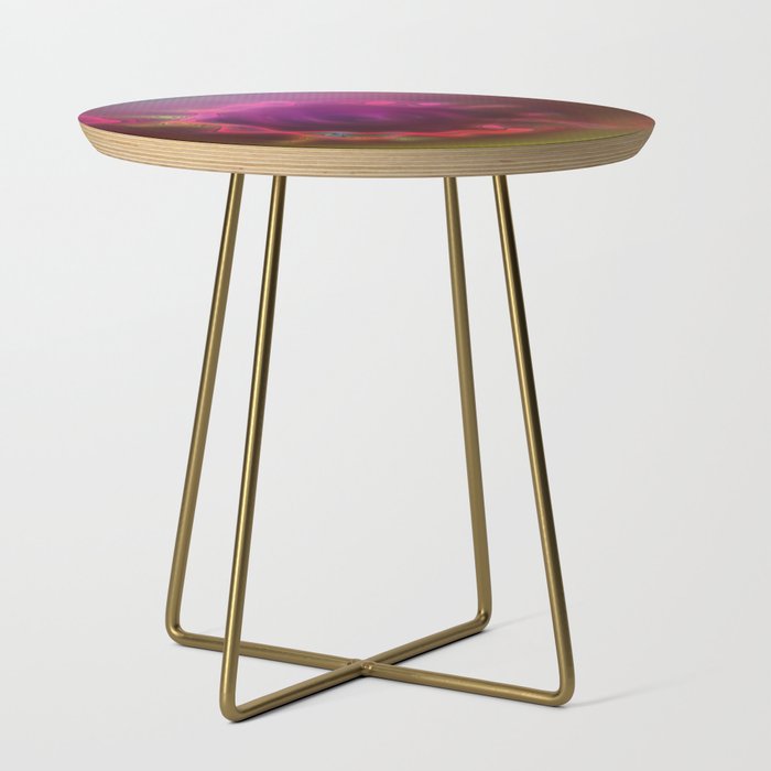 Psychedelic shapes Side Table
