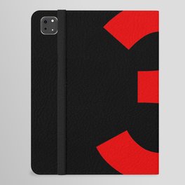 Number 3 (Red & Black) iPad Folio Case