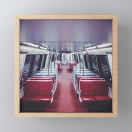 Lonely Metro Framed Mini Art Print