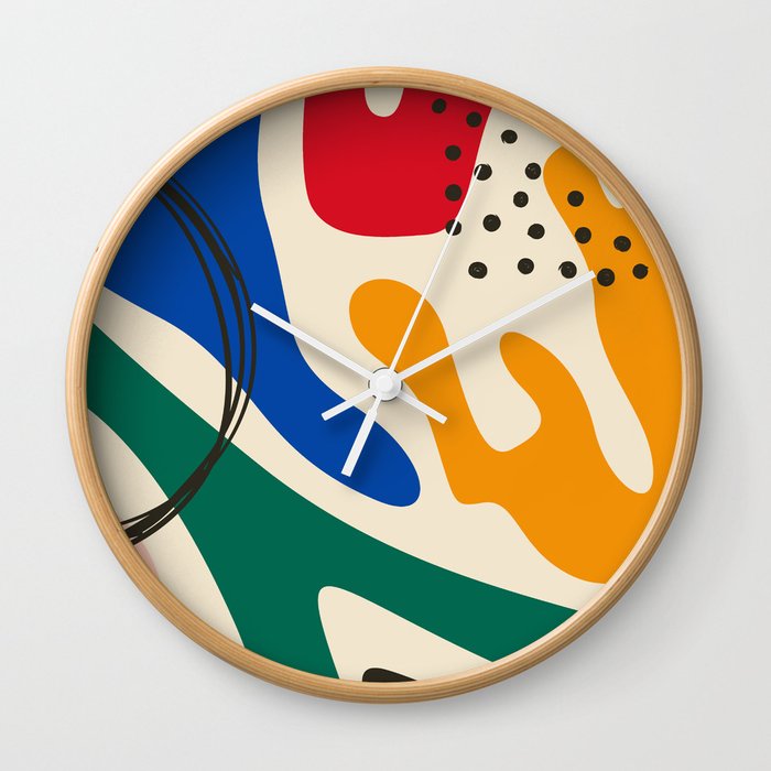 Primary Modern Wall Clock