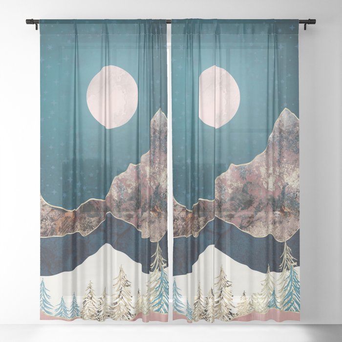 Pine Vista Sheer Curtain