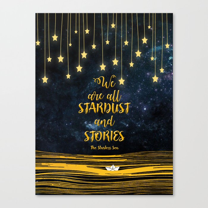 Stardust and stories of the Starless Sea Canvas Print