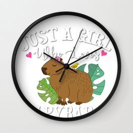 Capybara Wall Clock