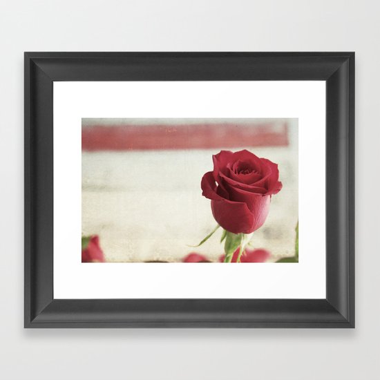 roses are red Framed Art Print
