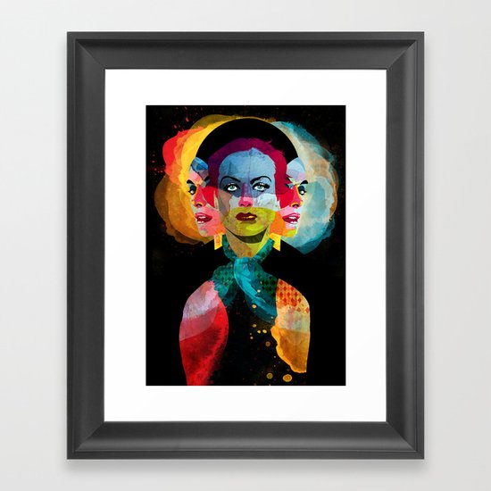 Joan Framed Art Print