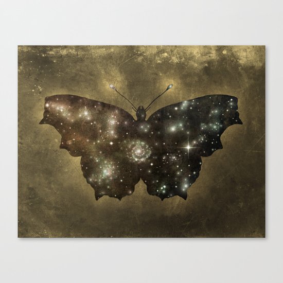 Cosmic Butterfly Canvas Print