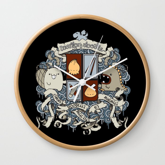 All Doodles Great & Small Wall Clock