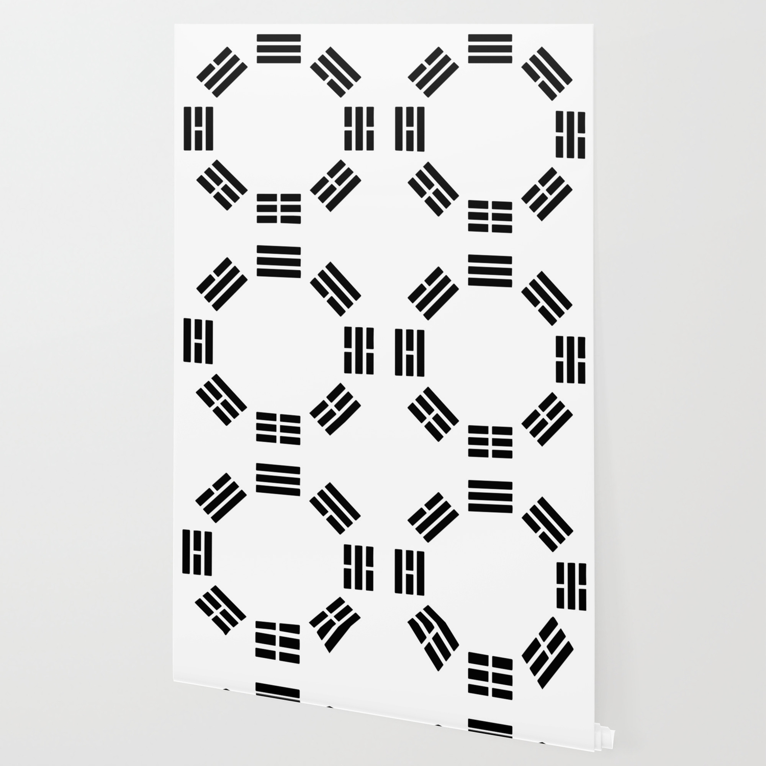 Black Hexagon I Ching Feng Philosophy Wallpaper By Podartist