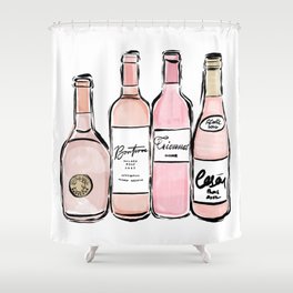 Rose All Day  Shower Curtain