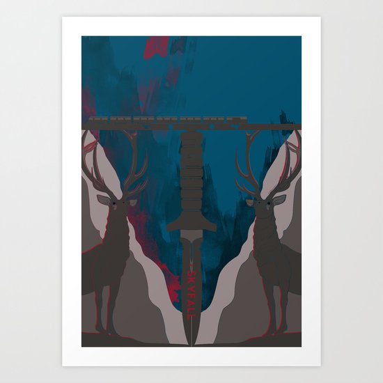 Skyfall Movie Poster Art Print